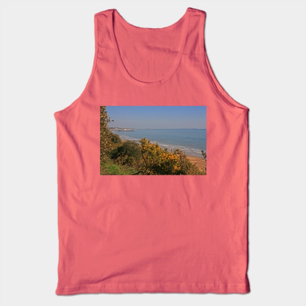 Bournemouth Pier from Alum Chine, February 2021 Tank Top by RedHillDigital